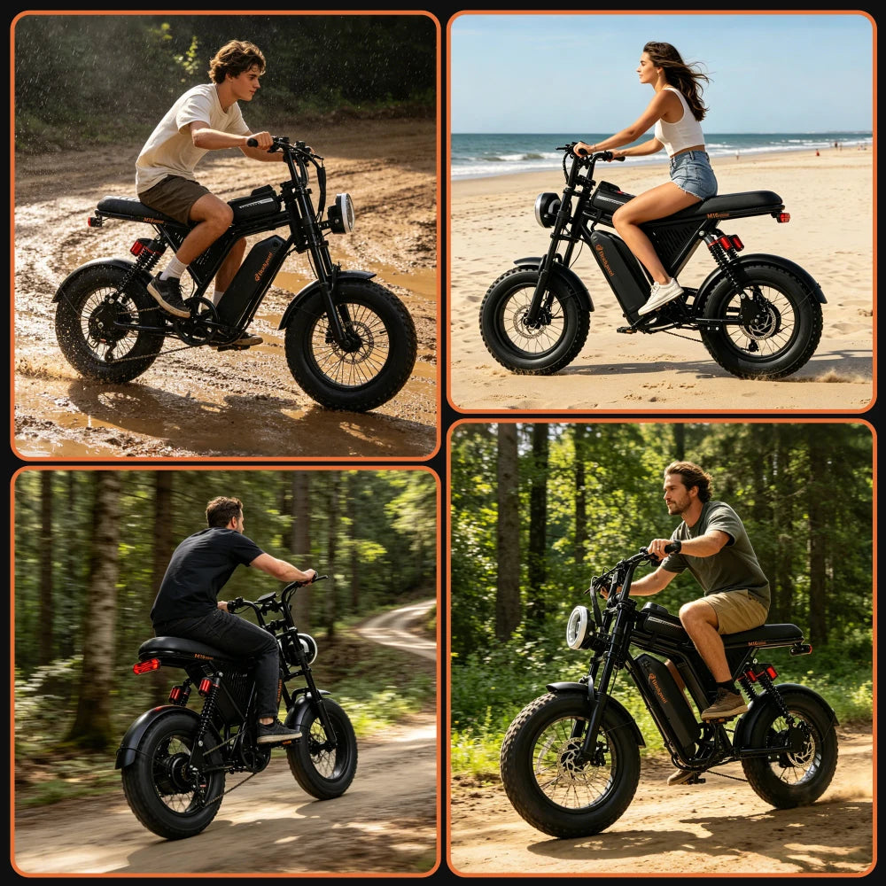 Fat Tire Electric Mountain Bike