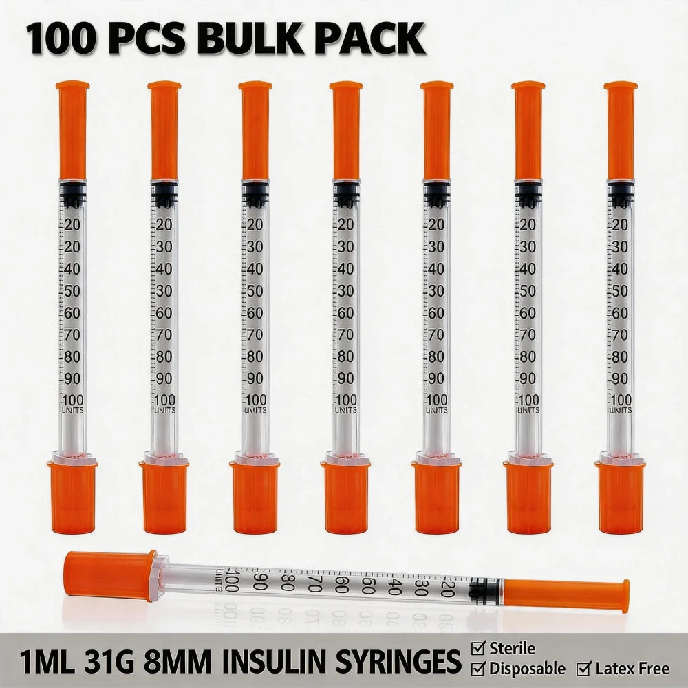 31 Gauge Needle Disposable Syringe