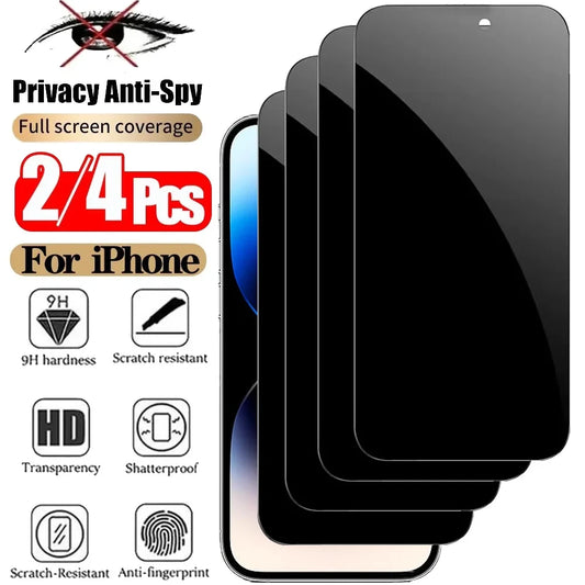 Anti-Spy Tempered Glass Privacy Screen Protector
